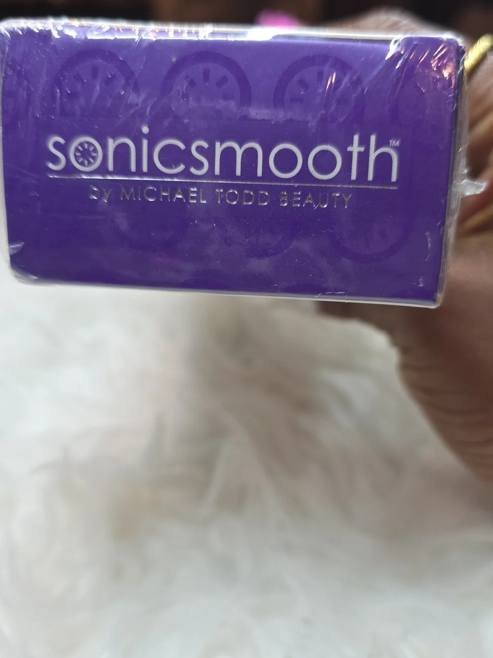 MICHAEL TODD 2-in-1 Sonic Dermaplaning Replenishment Kit - Purple/White
